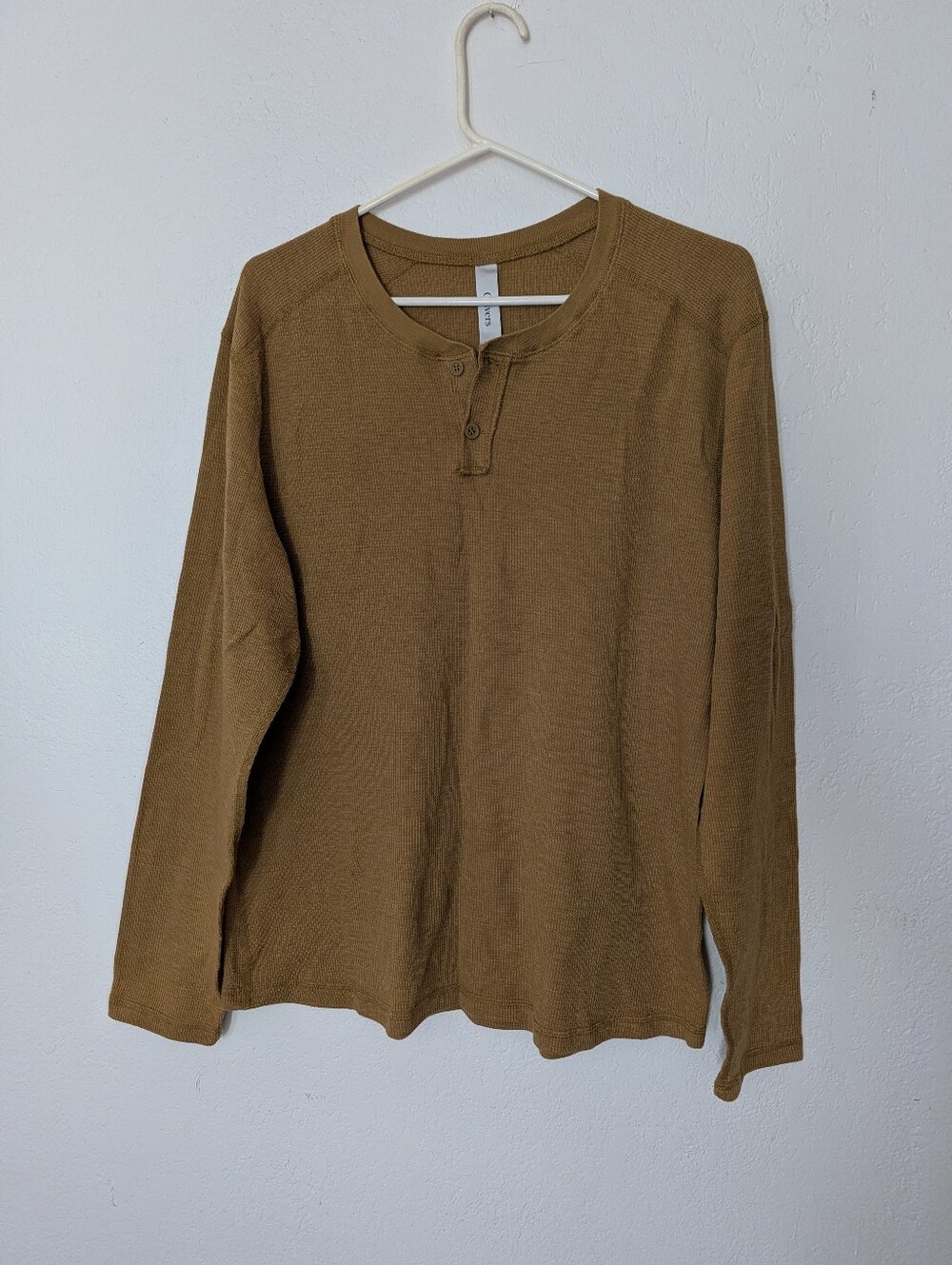 Olivers Shirt Mens XL Long Sleeve Waffle Henley Pre Owned